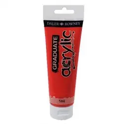 ΧΡΩΜΑ GRADUATE ACRYLIC 120ml VERMILLION HUE ΚΟΚΚΙΝΟ ΕΝΤΟΝΟ