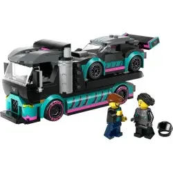 LEGO CITY RACE CAR AND CAR CARRIER TRUCK