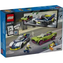 LEGO POLICE CAR AND MUSCLE CAR CHASE