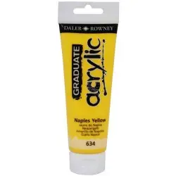 ΧΡΩΜΑ GRADUATE ACRYLIC 120ml NAPLES YELLOW