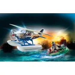 Καταδίωξη λαθρέμπορου από αστυνομικό υδροπλάνο