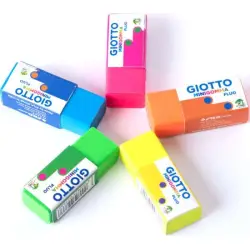 Γόμα μίνι Giotto Minigomma Fluo 5 χρώματα