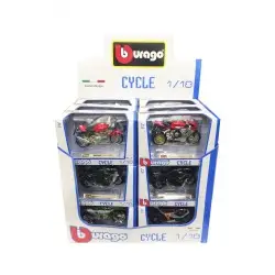 BURAGO ΜΗΧΑΝΗ CYCLE 1/18 (18/51000) ΣΕ ΔΙΑΦΟΡΑ ΣΧΕΔΙΑ ΚΑΙ ΧΡΩΜΑΤΑ