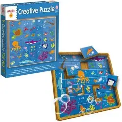 LUDATTICA CREATIVE PUZZLE - ΘΑΛΑΣΣΑ