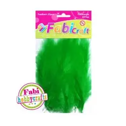 Πούπουλα 10gr 25 Τεμάχια Πράσινο Fabi