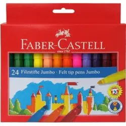 ΜΑΡΚΑΔΟΡΟΙ FABER CASTELL JUMBO 24 ΧΡΩΜΑΤΑ