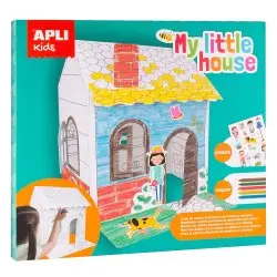 APLI KIDS MY LITTLE HOUSE ΑΥΤΟΚΟΛΛΗΤΑ ΚΑΙ ΖΩΓΡΑΦΙΚΗ