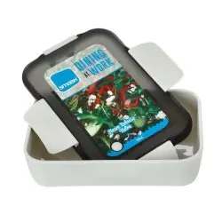 ECOLIFE SMASH PLATE ΦΑΓΗΤΟΔΟΧΕΙΟ 21Χ15CM ΓΚΡΙ-ΜΑΥΡΟ