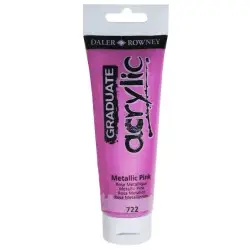 ΑΚΡΥΛΙΚΟ ΧΡΩΜΑ 120ML 722 GRADUATE METALLIC ΡΙΝΚ