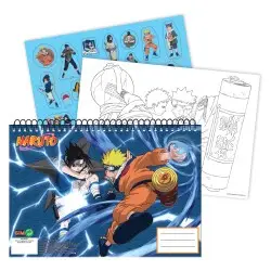 GIM NARUTO ΜΠΛΟΚ ΖΩΓΡΑΦΙΚΗΣ 40Φ+ ΑΥΤΟΚΟΛΛΗΤΑ