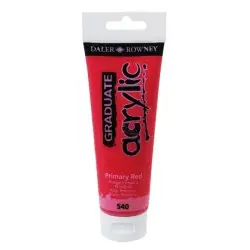 ΧΡΩΜΑ GRADUATE ACRYLIC 120ml PRIMARY RED