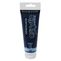 ΧΡΩΜΑ GRADUATE ACRYLIC 120ml INDIGO ΜΠΛΕ
