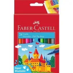 FABER-CASTELL ΜΑΡΚΑΔΟΡΟΙ SUPER WASHABLE 24 ΤΜΧ