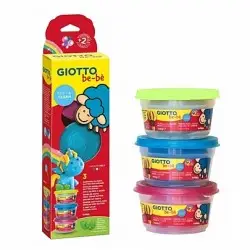 ΠΛΑΣΤΟΖΥΜΑΡΑΚΙΑ 3 ΧΡΩΜΑΤΩΝ ΜΕ BIO-GLITTER GIOTTO BEBE