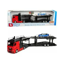 ΜΕΤΑΛΛΙΚΟ ΑΥΤΟΚΙΝΗΤΟ BURAGO STREEN FIRE M-B ACTROS RED W/RENAUL