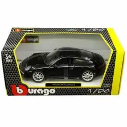 ΜΕΤΑΛΛΙΚΟ ΑΥΤΟΚΙΝΗΤΟ BURAGO 1/24 PORSCHE 911 CARRERA S BLACK