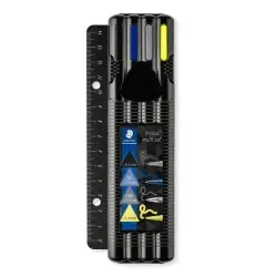 ΣΕΤ ΓΡΑΦΕΙΟΥ STAEDTLER TRIPLUS ΜΕ ΧΑΡΑΚΑ (4 ΤΕΜΑΧΙΑ)
