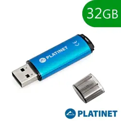 PLATINET X-DEPO FLASH DRIVE 32GB ΜΠΛΕ