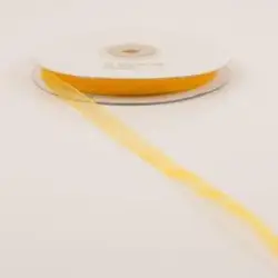 ΚΙΤΡΙΝΗ ΚΟΡΔΕΛΑ ΟΡΓΑΤΖΑ 15mm 50YD