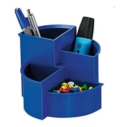 ΣΤΡΟΓΓΥΛΗ ΜΟΛΥΒΟΘΗΚΗ ΜΕ ΧΩΡΙΣΜΑΤΑ ΜΠΛΕ