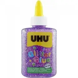UHU GLITTER GLUE ΜΠΟΥΚΑΛΙ 90gr ΜΩΒ