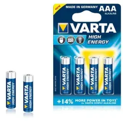 VARTA ΑΛΚΑΛΙΚΕΣ ΜΠΑΤΑΡΙΕΣ AAA (4 pcs)