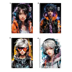 SALKO ΤΕΤΡΑΔΙΟ ΣΠΙΡΑΛ 17X25 3Θ GAMER