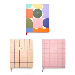 Kikkerland Σημειωματάριο Ημερήσιο Πλάνο Χωρίς Ημερομηνία - Πολύχρωμο