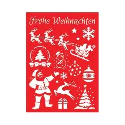 ΣΤΕΝΣΙΛ MEYCO DECOUPAGE 20 X30  CHRISTMAS