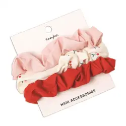 FUNKY FISH ΕΤ SCRUNCHIES ΓΙΑ ΜΑΛΛΙΑ 3ΤΜΧ. CHERRY BLOSSOM