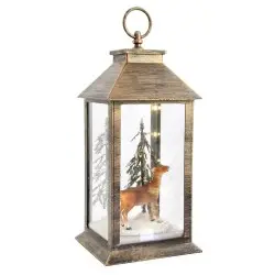 ΧΡΙΣΤΟΥΓΕΝΝΙΑΤΙΚΟ ΔΙΑΚΟΣΜΗΤΙΚΟ ΦΑΝΑΡΙ ΜΕ 8 LED 33X14CM