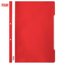 Ντοσιέ με Έλασμα και τρύπες Κόκκινο