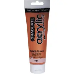Ακρυλικά Daler Rowney 120ml Metallic Brown 721