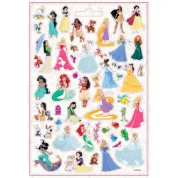 Αυτοκόλλητα Disney Princess Μπλοκ 300 Τμχ., 14,5x21,5 εκ.