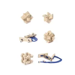 Ξύλινο παζλ με μυστήριο και σπιρτόκουτο - μοναδικό ξύλινο παιχνίδι παζλ