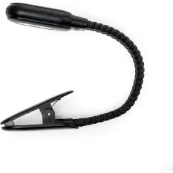 Φωτιστικό Kikkerland επαναφορτιζόμενο για βιβλία ΜΑΥΡΟ