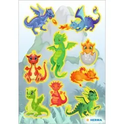 HERMA ΑΥΤΟΚΟΛΛΗΤΑ MAGIC ΔΡΑΚΟΙ