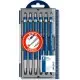 Μολύβι STAEDTLER 780 C PR5 Mars Technico Leadholder με ενσωματωμένη ξύστρα - HB, πλάτος γραμμής 2 mm (Συσκευασία 6 τεμαχίων)