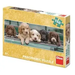 Dino - Puzzle 150 - 500 Τεμ. :: ΚΟΥΤΑΒΙΑ ΧΑΡΙΤΩΜΕΝΑ 150 TEM. PANORAMIC ΠΑΖΛ Dino