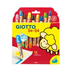 Giotto be-be Ξυλομπογιές 12τμχ με ξύστρα (Ν)