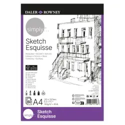 Simply Sketch Pad A4 100gr 60 Φύλλα DALER ROWNEY