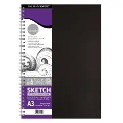Simply Sketchbook Soft White Wirebound Α3 100g 54φύλλα