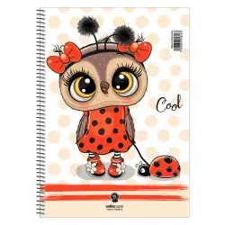 SALKO ΤΕΤΡΑΔΙΟ ΜΟΝΟ ΣΠΙΡΑΛ COOL 2Θ Β5 60Φ