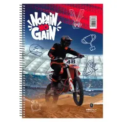 ΤΕΤΡΑΔΙΟ ΜΟΝΟ ΣΠΙΡΑΛ NO PAIN NO GAIN