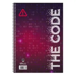 ΤΕΤΡΑΔΙΑ ΜΟΝΟ ΣΠΙΡΑΛ THE CODE Β5 4Θ