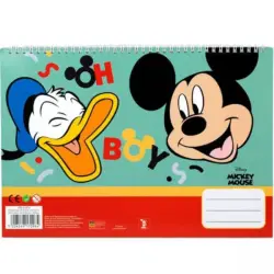 GIM ΜΠΛΟΚ ΖΩΓΡΑΦΙΚΗΣ MICKEY COOK AND DINE 23X33 40 ΦΥΛΛΩΝ + ΑΥΤΟΚΟΛΛΗΤΑ