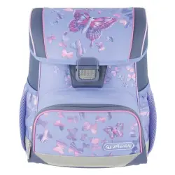 Σχολικό σετ Herlitz Loop Plus - Butterfly Paradise, σακίδιο πλάτης, δύο κασετίνες και αθλητική τσάντα