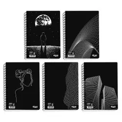 SKAG ΘΕΜΑΤΙΚΑ ΤΕΤΡΑΔΙΑ BLACK & WHITE Α4 2ΘΕΜ 80ΓΡ N.9072