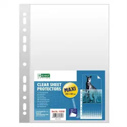 ΖΕΛΑΤΙΝΑ ΕΝΙΣΧΥΜΕΝΗ Α4 90mic clear d.rect 50τμχ