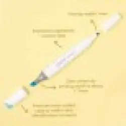 OHUHU Kaala Alcohol Art Markers Σετ Μαρκαδόρων 24 Βασικά Χρώματα Chisel & Fine